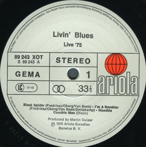 Livin' Blues - Live '75 1975 (Lossless + MP3) (1997)