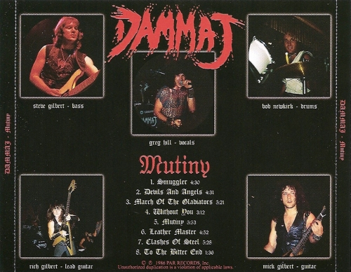 Dammaj - Mutiny 1986 [Lossless+Mp3]