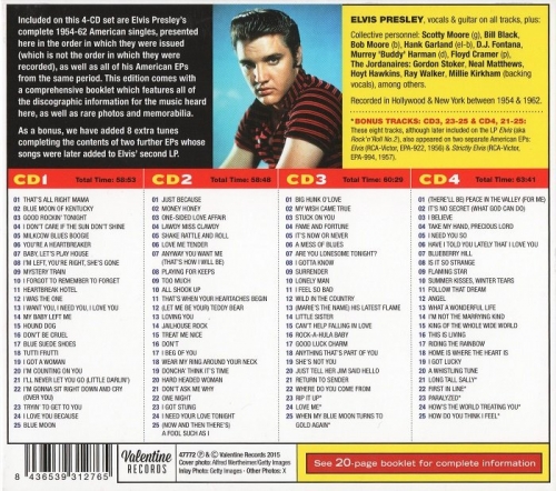 Elvis Presley - Elvis: The Complete 1954-62 U.S.A. Singles [4CD] (2015) Lossless+Mp3 