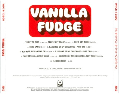 Vanilla Fudge - Vanilla Fudge 1967 (ATCO Rec. / Japan SHM-CD 2009) Lossless