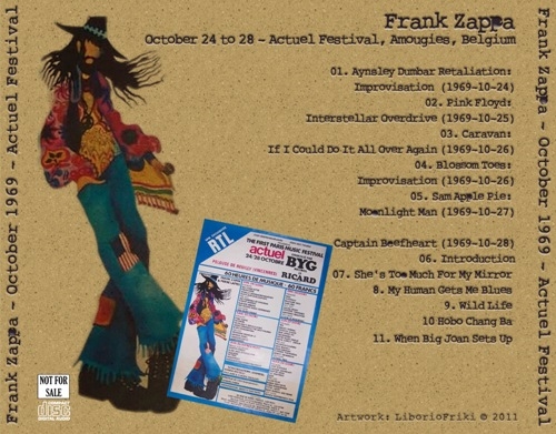 Frank Zappa - Actuel Festival: Amougies (1969) [Bootleg]