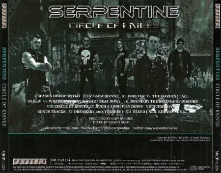 Serpentine - Circle Of Knives [Japanese Edition] (2015) (Lossless)