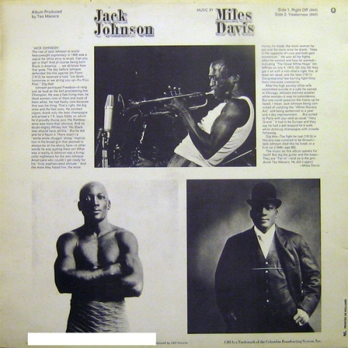 Miles Davis - Tribute to Jack Jonson 1971