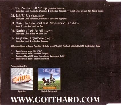 Gotthard - Tu Pasion (2006) [EP] Lossless