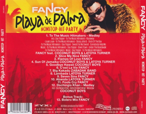 Fancy - Playa De Palma (Nonstop-Hit-Party) (2015)