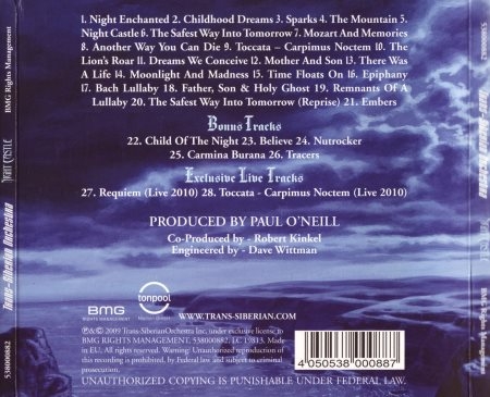 Trans-Siberian Orchestra - Night Castle (2CD) [Limited Edition] (2009) (Lossless)