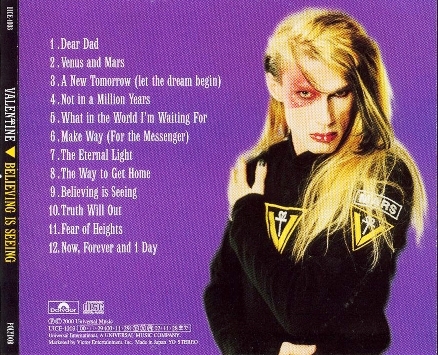 Valentine - Believing Is Seeing (2000) Lossless