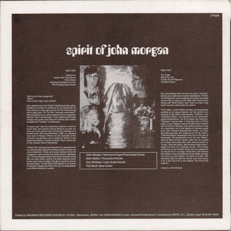 Spirit Of John Morgan - Spirit Of John Morgan (1969) [Vinyl Rip 24/192] Lossless