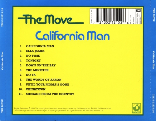 The Move - California Man (1974) (Reissue 1999) (Lossless+MP3)