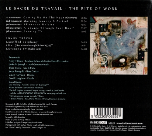 The Tangent - Le Sacre du Travail (2013) (Lossless+MP3)