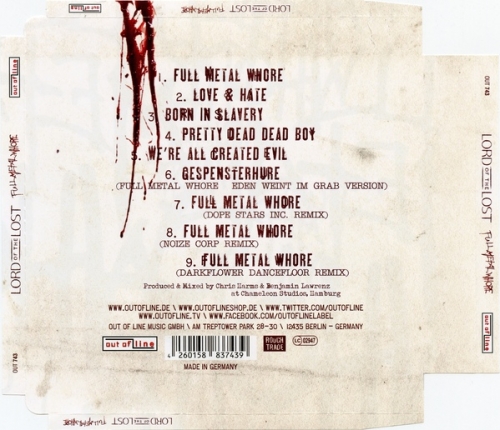 Lord Of The Lost � Full Metal Whore [EP] (2015) (Lossless+mp3)