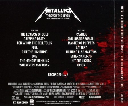 Metallica - Through The Never (2CD) [Japanese Edition] (2013) (Lossless)