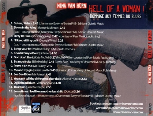 Nina Van Horn  - Hell Of A Woman! (2009) (Lossless)