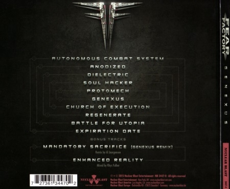 Fear Factory - Genexus [Limited Edition] (2015) (Lossless)