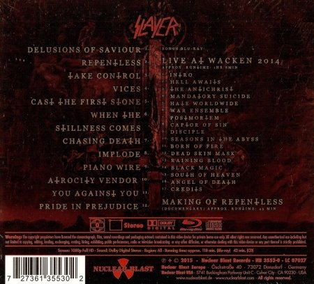 Slayer - Repentless [2CD] (2015) (Lossless)