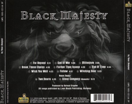 Black Majesty - In Your Honour [Limited Edition] (2010) (Lossless)