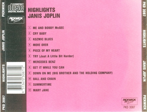 Janis Joplin- Highlights (1990)