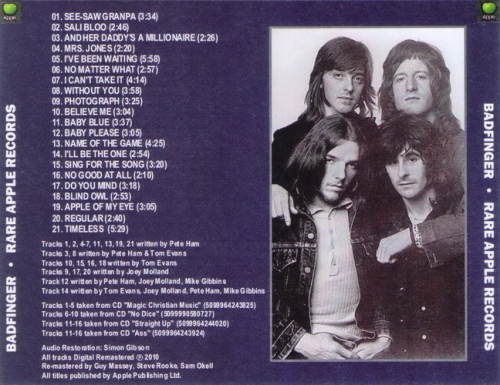 Badfinger - Rare Apple Records (2014) (Bootleg) (Lossless)