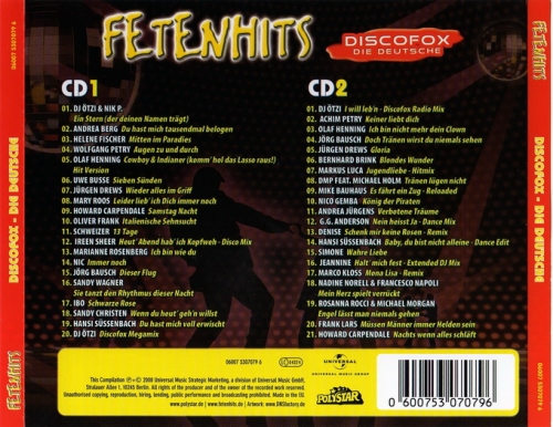 VA - Fetenhits - Discofox [Die Deutsche] Vol. 1 2CD (2008) (Lossless+mp3)