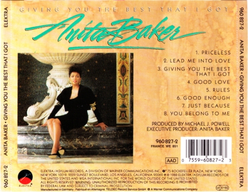 Anita Baker - Giving You The Best That I Got (1988)