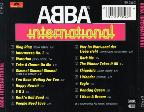 Abba - International (1989)