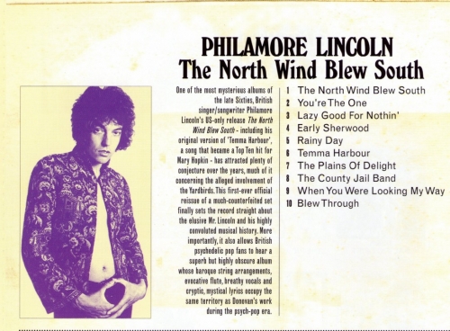 Philamore Lincoln - The North Wind Blew South (1970) [Reissue] (2010) Lossless