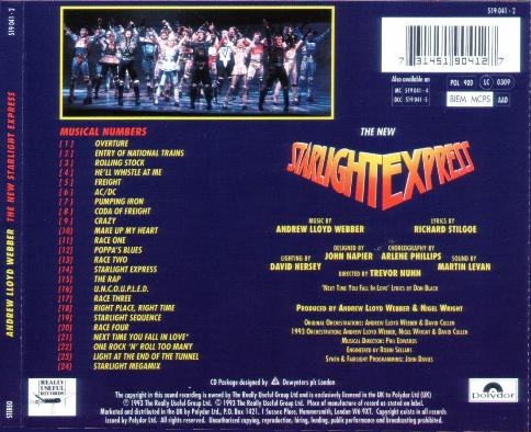 Andrew Lloyd Webber - The New Starlight Express (1993) Lossless