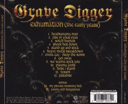 Grave Digger - Exhumation: The Early Years [Limited Edition] (2015) (Lossless)