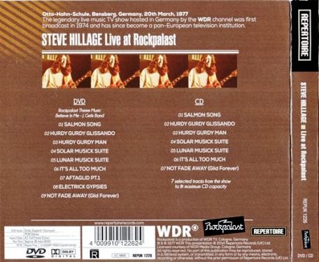 Steve Hillage - Live At Rockpalast (1977) [Reissue 2014] Lossless+MP3