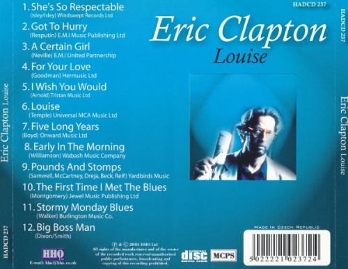 Eric Clapton - Louise (2003) Lossless + mp3