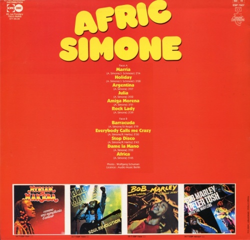 Afric Simone - Everybody Calls Me Crazy (1981) (LP)