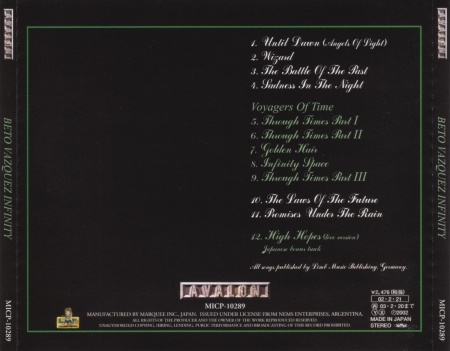 Beto Vazquez Infinity - Beto Vazquez Infinity [Japanese Edition] (2001) (Lossless)