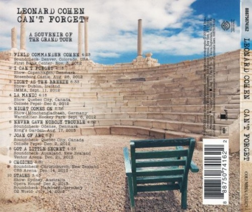 Leonard Cohen - Can't Forget - A Souvenir Of The Grand Tour (2015) Lossless + mp3