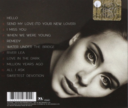 Adele - 25 (2015) Lossless + Mp3