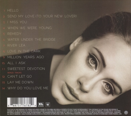 Adele - 25 (Target Deluxe Edition) (2015) Lossless + Mp3