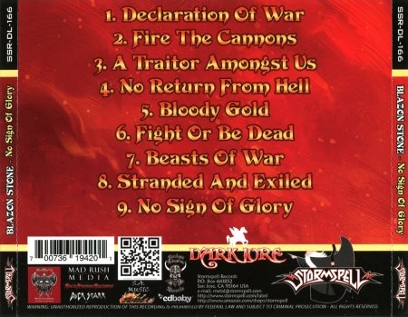 Blazon Stone - No Sign Of Glory (2015) (Lossless)