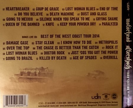 Motorhead - Aftershock [2CD] (2013) [2014] (Lossless)