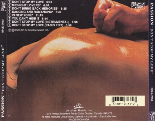 Passion - Don't Stop My Love (1992)