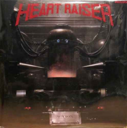 Action!  Heart Raiser (1985) (LP)