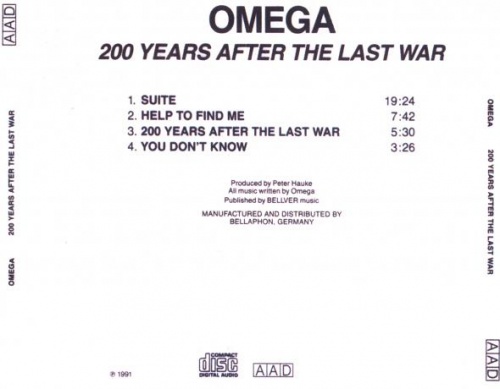 Omega - 200 Years After The Last War (1974) (Reissue 1991)