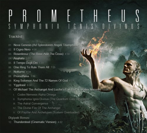 Luca Turilli's Rhapsody - Prometheus: Symphonia Ignis Divinus (Limited Edition) 2015