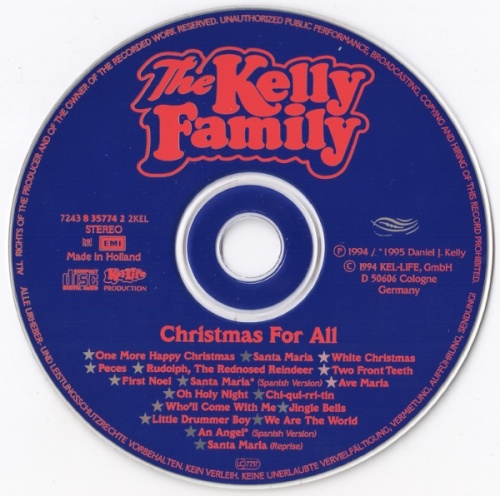 The Kelly Family - Christmas For All (1994/ 1995) Lossless + mp3