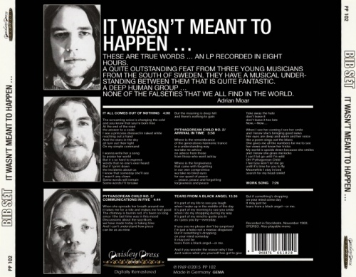 BIB Set - It Wasnt Meant To Happen... (1969) (Reissue 2015) (Lossless+MP3)