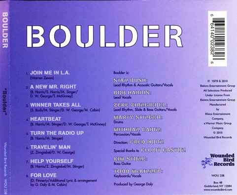 Boulder - Boulder (1979) [Remast. 2010] Lossless