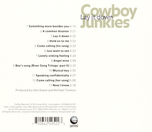 Cowboy Junkies - Lay It Down (1996) (Lossless)