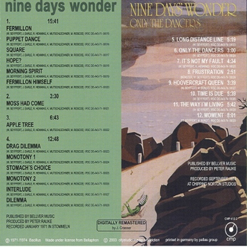 Nine Days Wonder - Nine Days Wonder & Only The Dancers (1971/1974) lossless