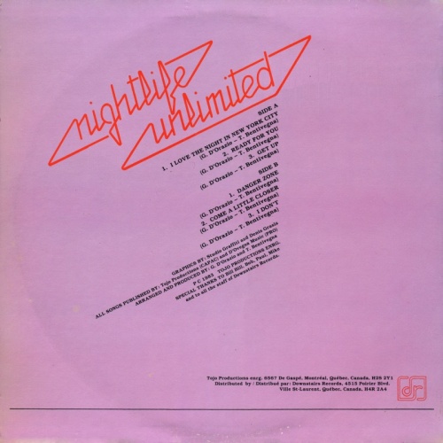 Nightlife Unlimited - I Love The Night In New York City (1983) (LP)