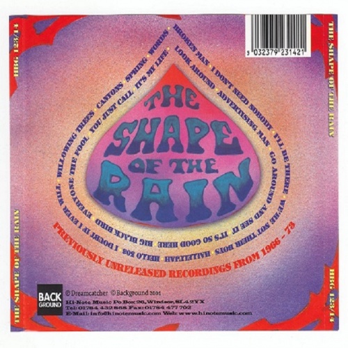 The Shape Of The Rain - The Shape Of The Rain 1966-73 (2001)