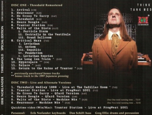 Erik Norlander - Threshold (1999) [2CD Special Edit. 2006] Lossless