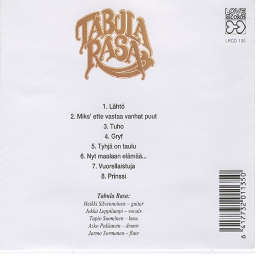 Tabula Rasa - Tabula Rasa (1975) lossless